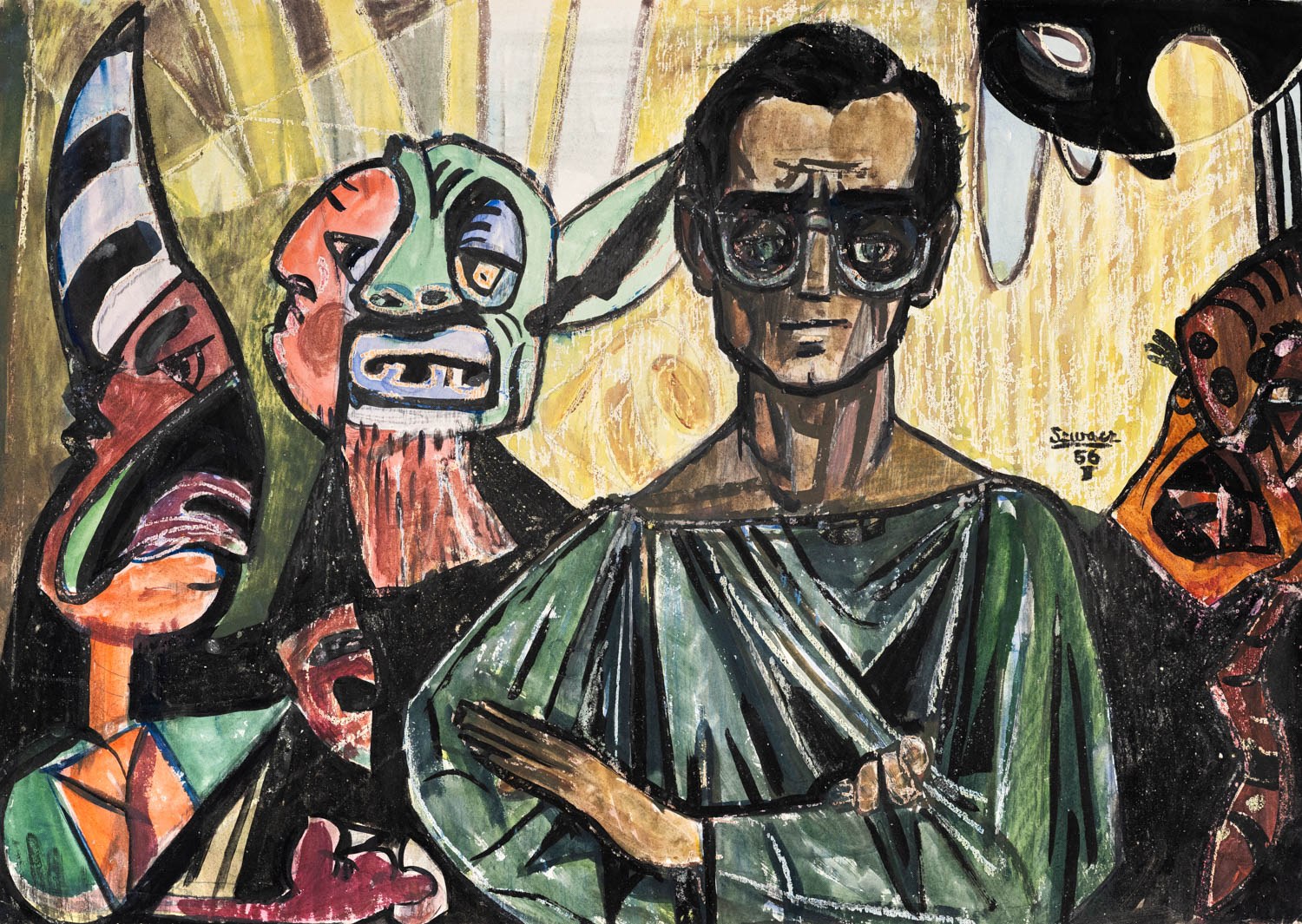 Bogusław Szwacz — Autoportret fantastyczny