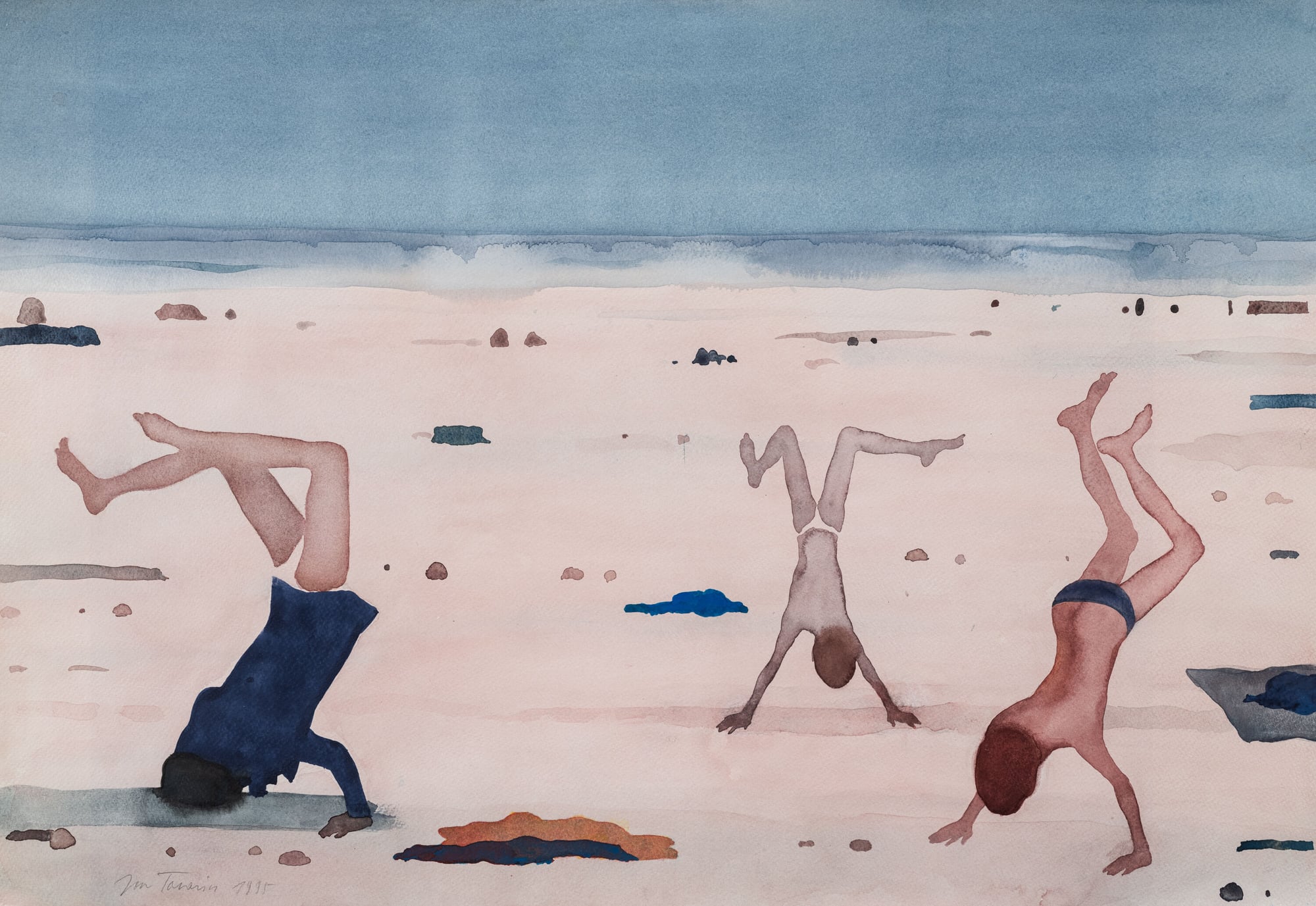 Jan Tarasin — Chłopcy na plaży [II]