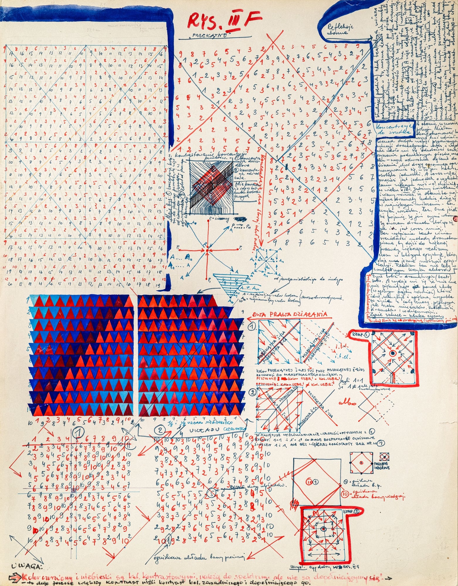 Jerzy Grabowski — Rysunek IIIF, przekątne
