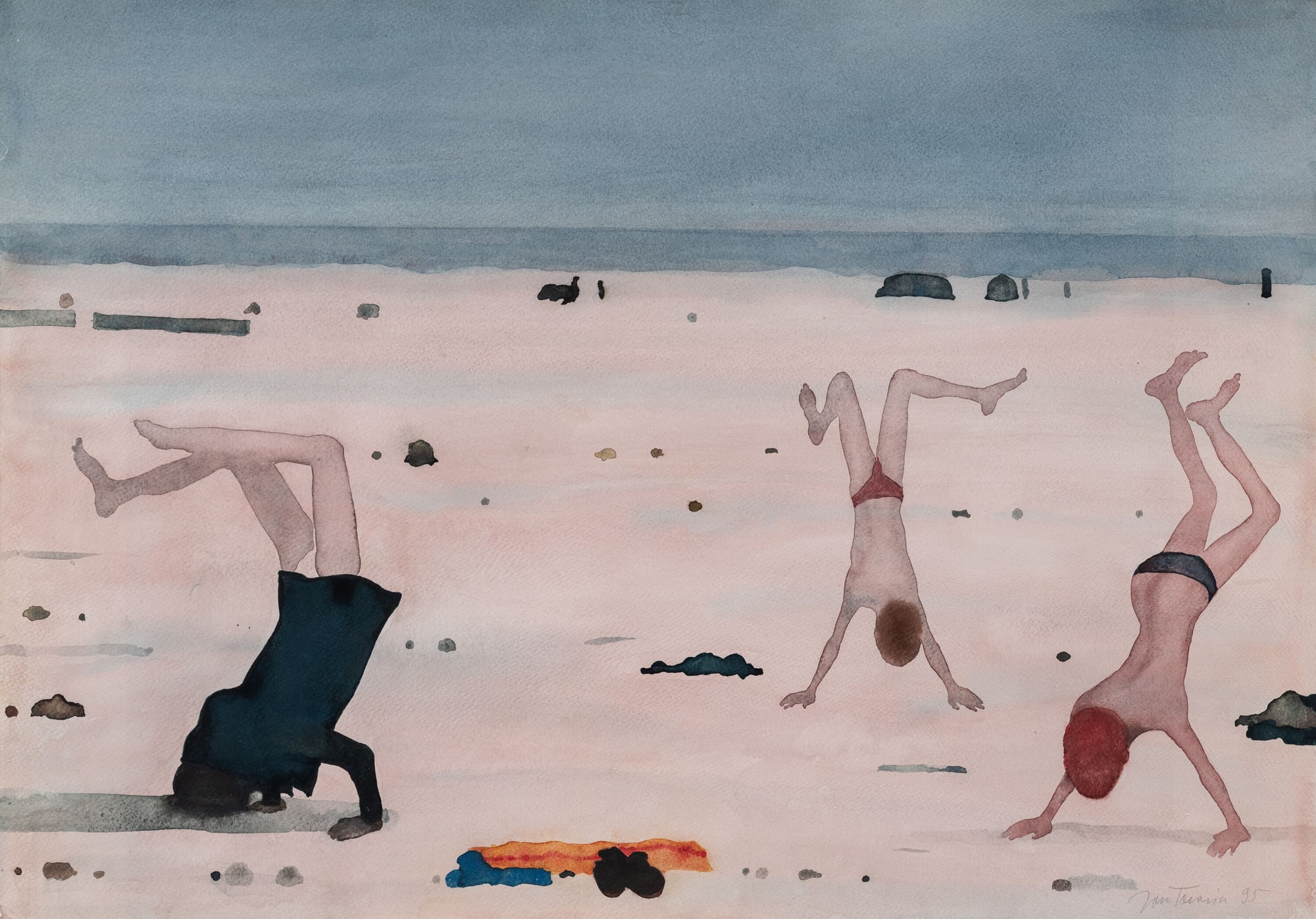 Jan Tarasin — Chłopcy na plaży [I]