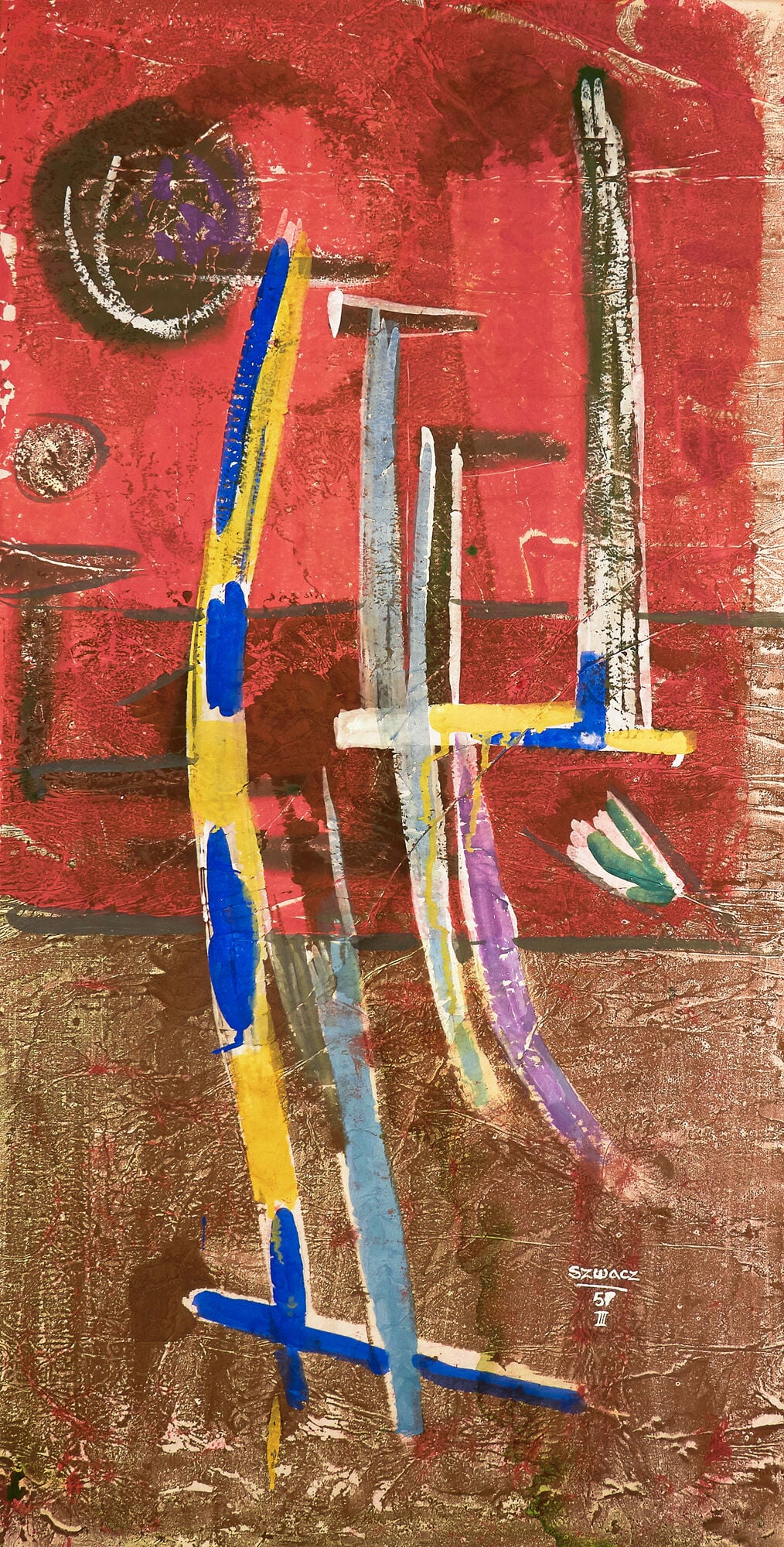 Bogusław Szwacz — Bez tytułu [Kompozycja abstrakcyjna II]